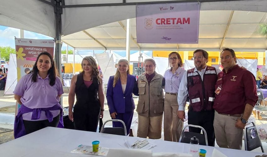 Promueve CRETAM apego seguro en Brigada del DIF TAmaulipas “Transformando Familias” en Ciudad Guerrero.